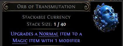 MMOJUGG Path of Exile 2 Orb of Transmutation * 200 Details View of Item Function and Use